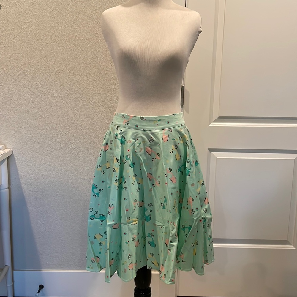Retro 50s style swing skirt